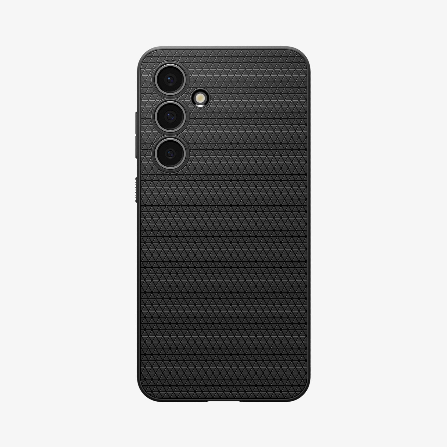 ACS08618 - Galaxy S24 FE Case Liquid Air in Matte Black showing the  back