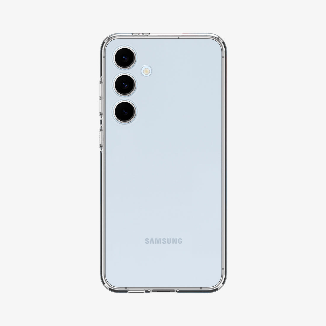 ACS08616 - Galaxy S24 FE Case Liquid Crystal in Crystal Clear showing the back