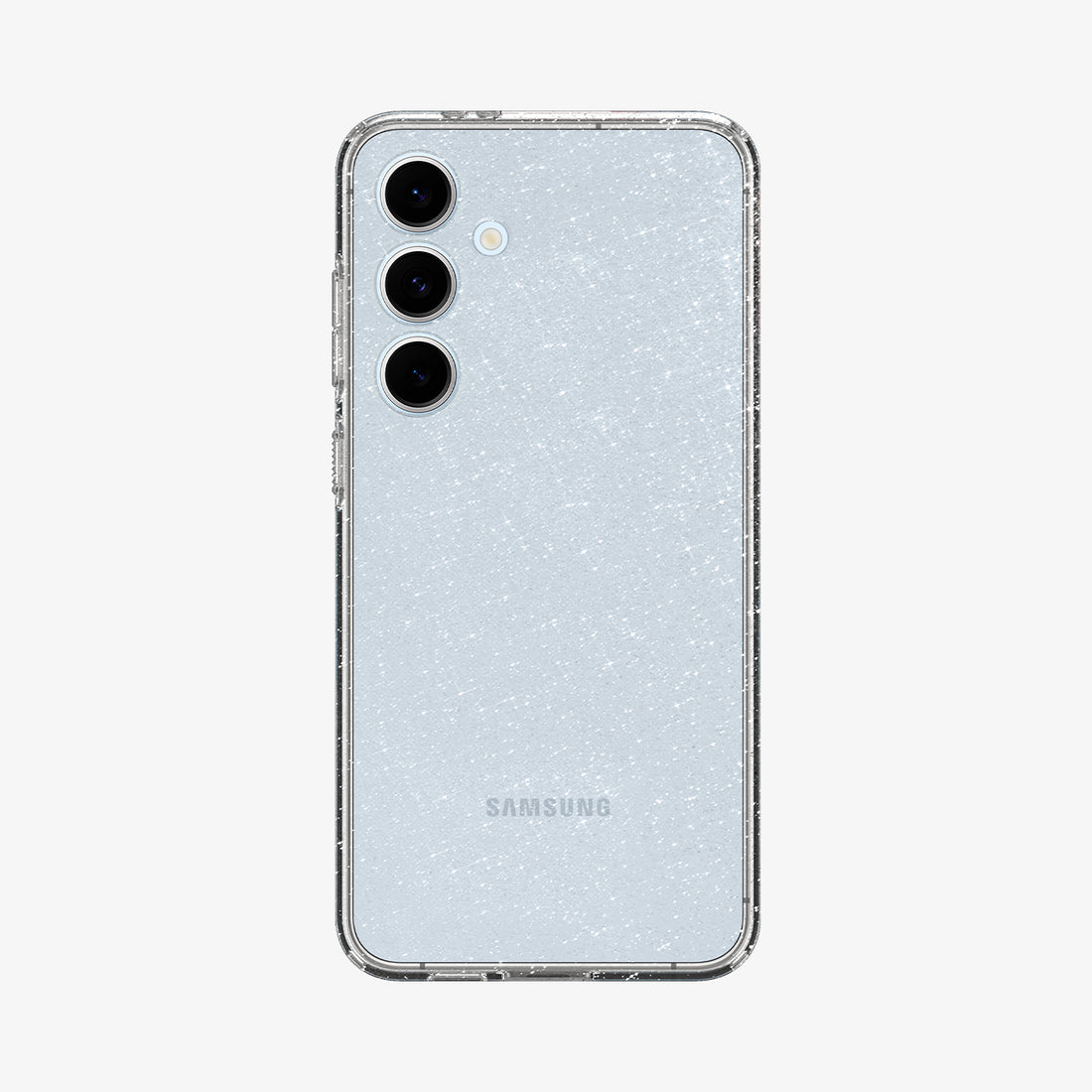 ACS08617 - Galaxy S24 FE Case Liquid Crystal Glitter in Crystal Quartz showing the 
back