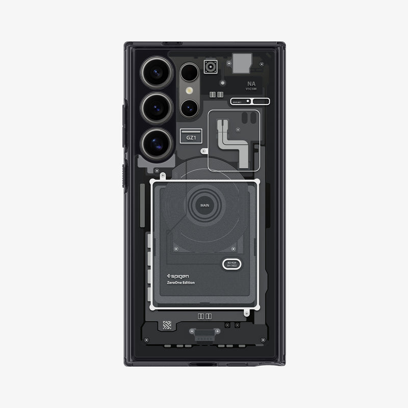 Spigen Ultra Hybrid Zero One Dark Grey Case - for Samsung Galaxy S24 Ultra