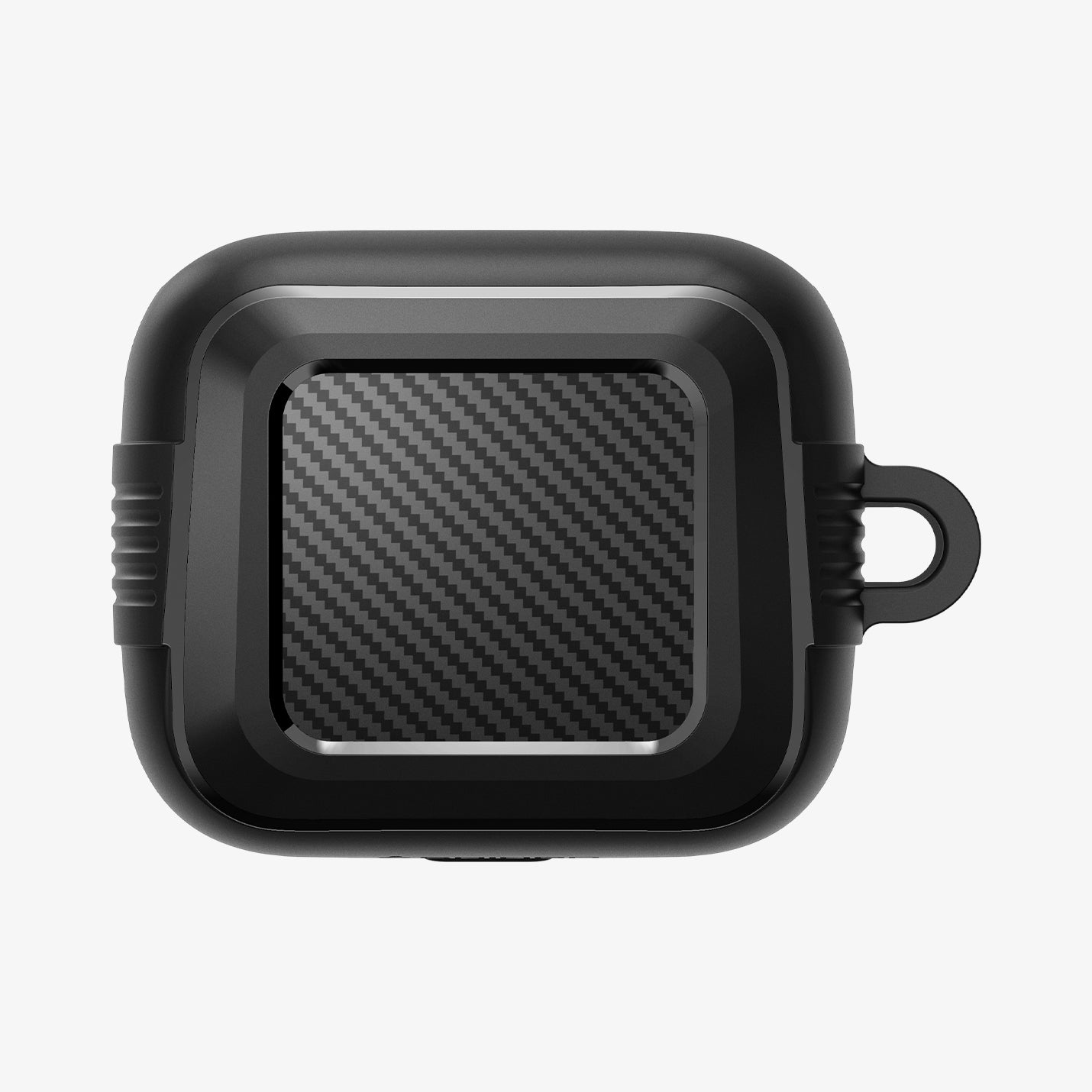 ACS04537 - Sony Earbuds Linkbuds Case Rugged Armor in black showing the top
