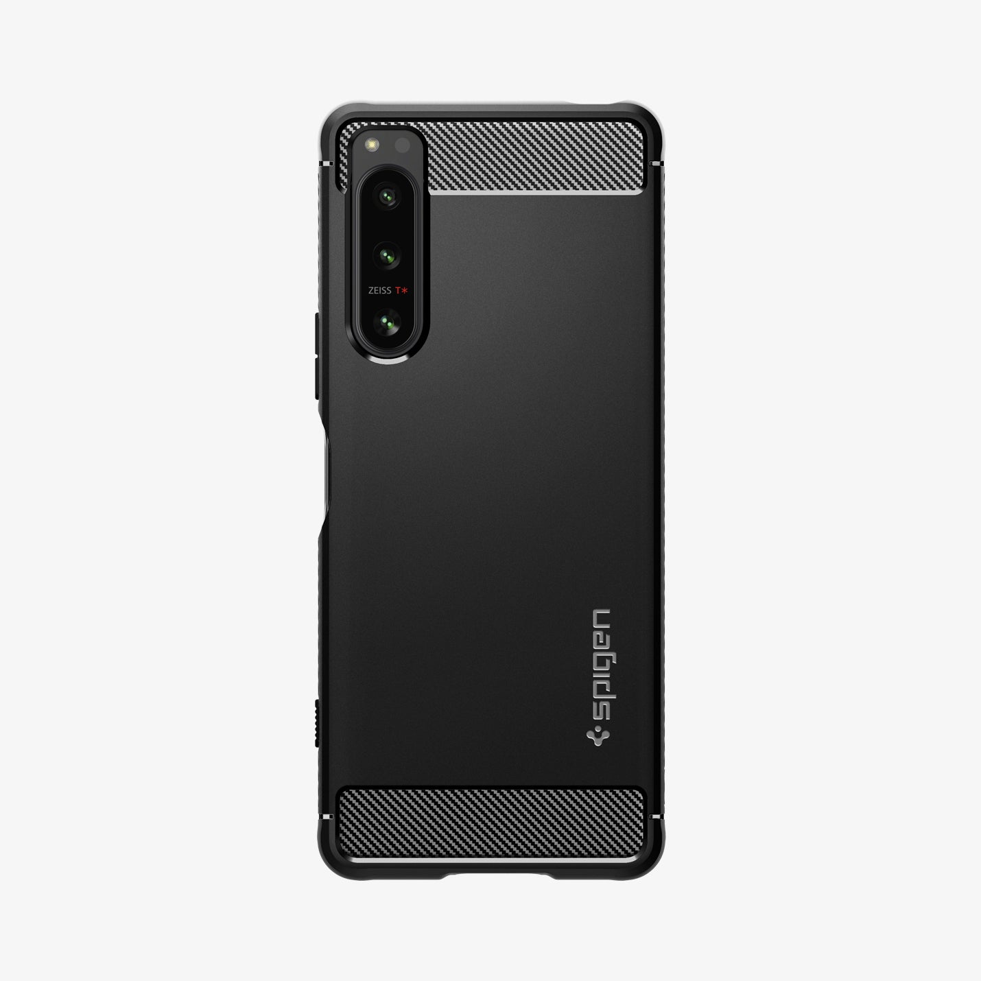 ACS04552 - Sony Xperia 5 IV Case Rugged Armor in matte black showing the back