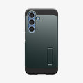 ACS09010 - Galaxy S25 Case Tough Armor AI (MagFit) in Abyss Green showing the back