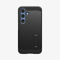 ACS09008 - Galaxy S25 Case Tough Armor AI (MagFit) in Black showing the back