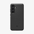 ACS07208 - Galaxy S24 Case Core Armor in Matte Black showing the back