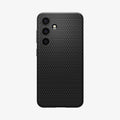ACS07347 - Galaxy S24 Case Liquid Air in Matte Black showing the back
