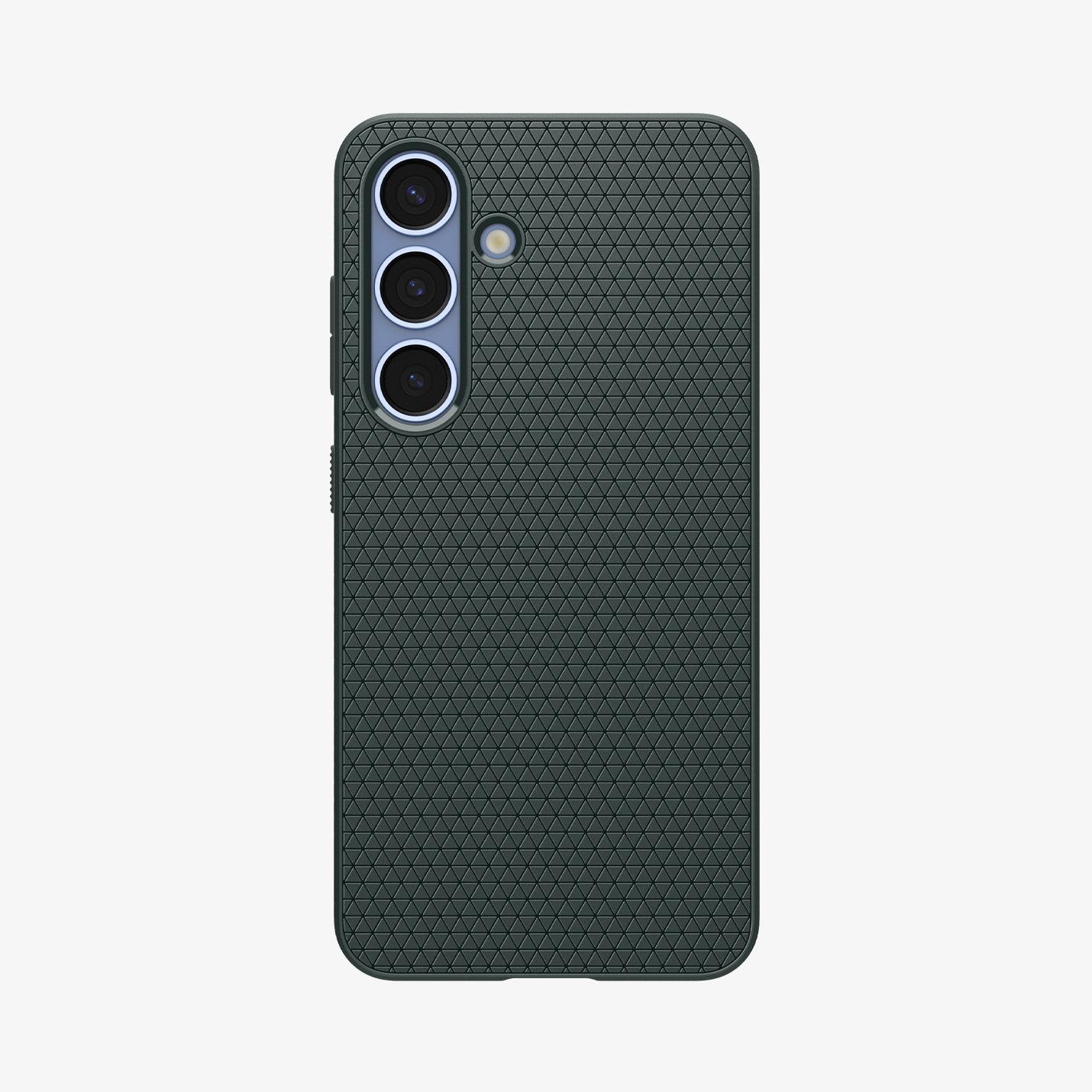 ACS09001 - Galaxy S25 Case Liquid Air in Abyss Green showing the back