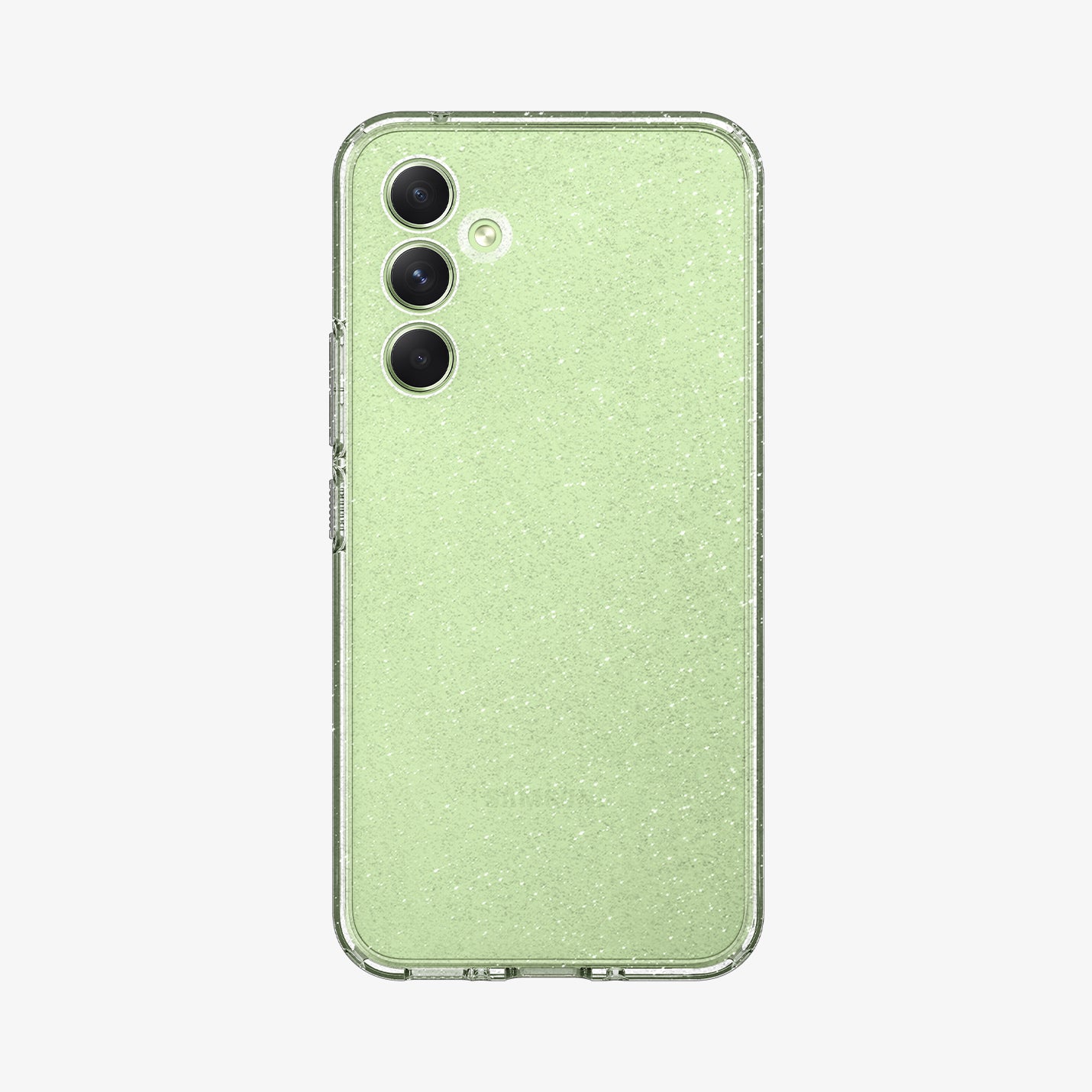 ACS05890 - Galaxy A54 5G Case Liquid Crystal Glitter in Crystal Quartz showing the back