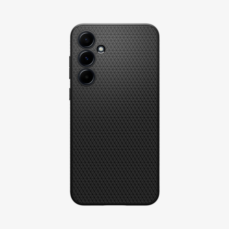 ACS07526 - Galaxy A55 5G Case Liquid Air in Matte Black showing the back