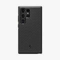 ACS07194 - Galaxy S24 Ultra Case Core Armor in Matte Black showing the back