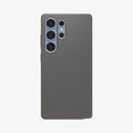ACS08954 - Galaxy S25 Ultra Case Liquid Air in Marble Gray showing the back