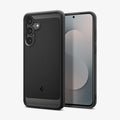 ACS10025 - Galaxy S25 FE Series Rugged Armor showing the back, side and front