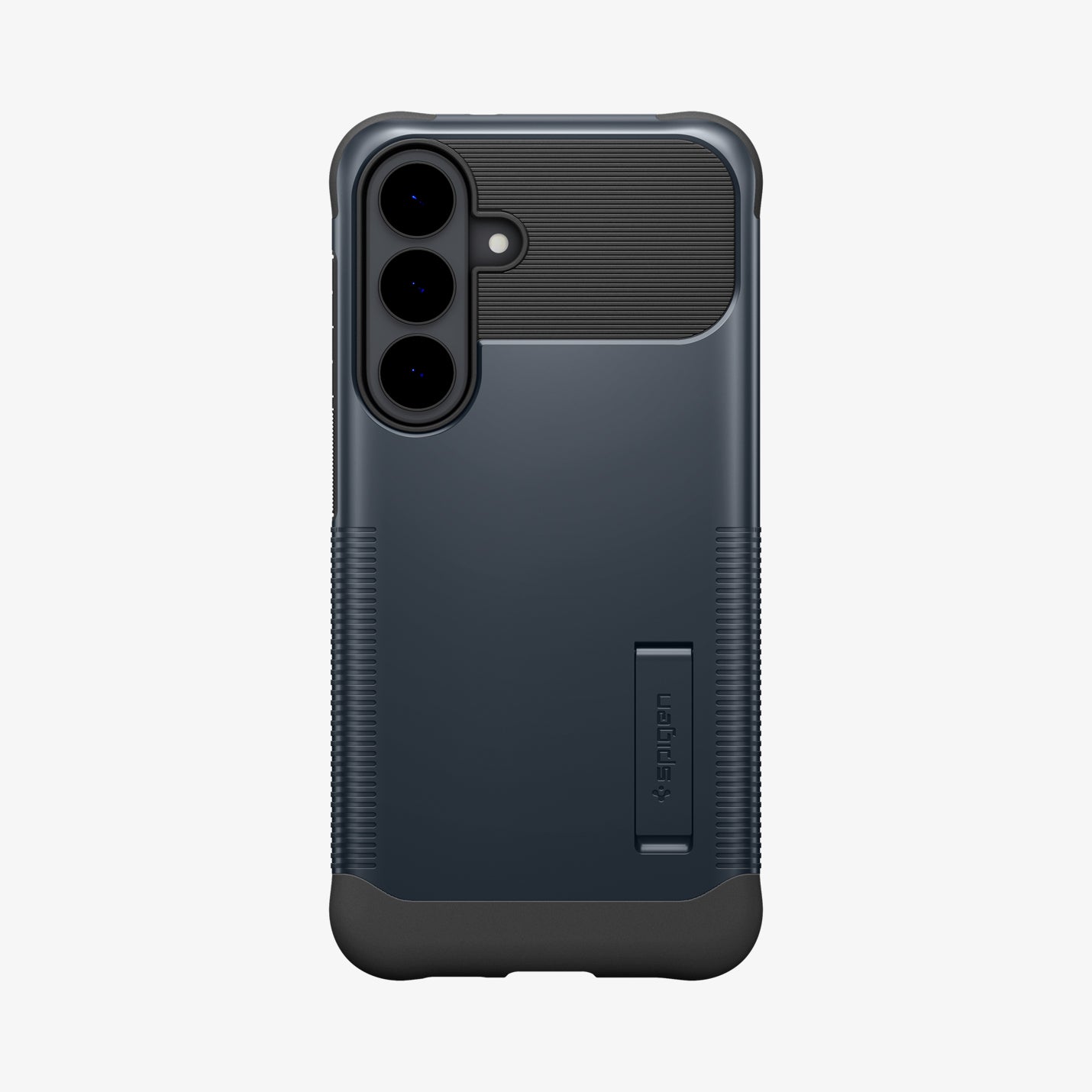 ACS11642 - Galaxy S26 FE Slim Armor (Mag Fit) showing Galaxy S26 FE in Slim Armor case with textured back, reinforced corners, and built in kickstand