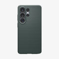 ACS11026 - Galaxy S26 Ultra Liquid Air (Mag Fit) in Abyss Green showing the back