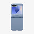 ACS09808 - Galaxy Z Flip 7 FE Series Tough Armor Pro (MagFit) in Sierra Blue showing the half back and half front