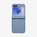ACS09808 - Galaxy Z Flip 6 Series Tough Armor Pro (MagFit) in Sierra Blue showing the half back and half front