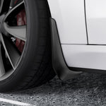 ACP04511 - Tesla Model 3 WeatherBloc Mud Flaps showing the mud flaps installed