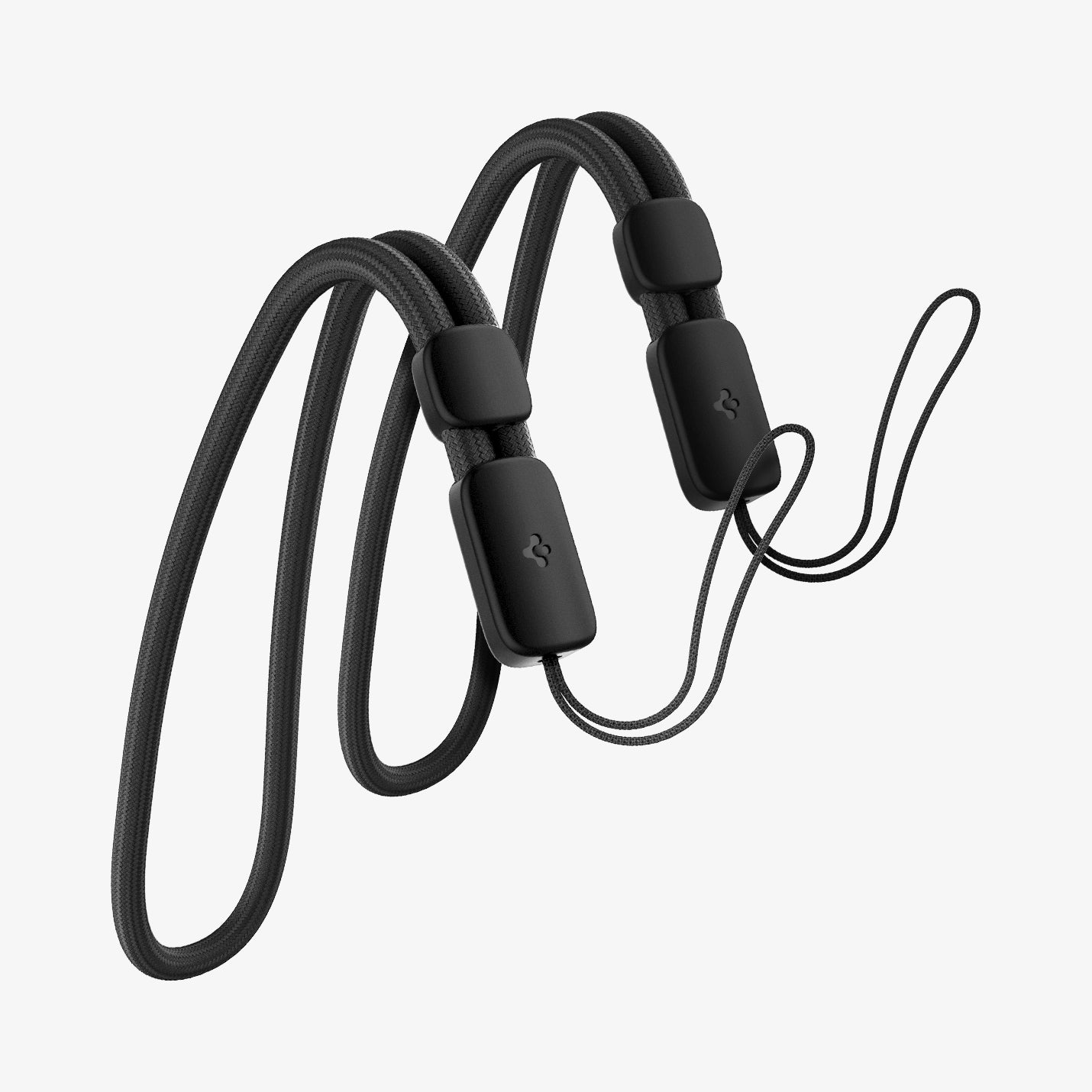 AFA05784 - Universal Wrist Strap (2 Pack) in Dark Black showing the front and side