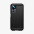 ACS05300 - Xiaomi 12T Pro Tough Armor Case in Black showing the back
