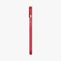 ACS04789 - iPhone 14 Case Thin Fit in red showing the side with volume controls