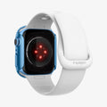 ACS04176 - Apple Watch Series (45mm) Case Thin Fit in metallic blue showing the back