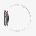 ACS00428 - Apple Watch Series (44mm) Case Ultra Hybrid in crystal clear showing the side