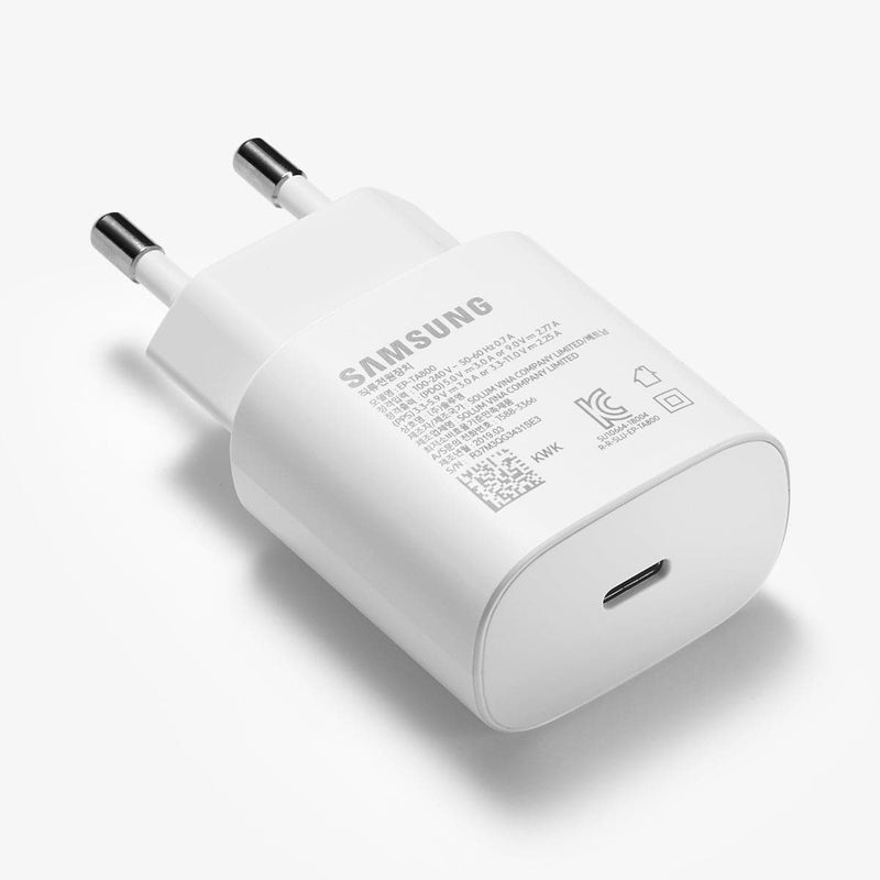 000CA25702 - DuraSync USB-C to USB-C 2.0 showing a wall charger