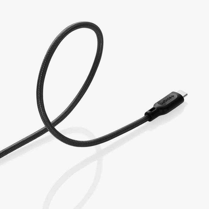 000CA25702 - DuraSync USB-C to USB-C 2.0 showing the cable bending to show the durability