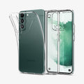 ACS03950 - Galaxy S22 Plus 5G Case Liquid Crystal in crystal clear showing the back, inside and front