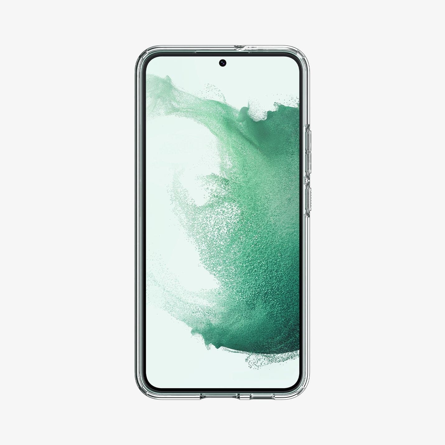 ACS03950 - Galaxy S22 Plus 5G Case Liquid Crystal in crystal clear showing the front