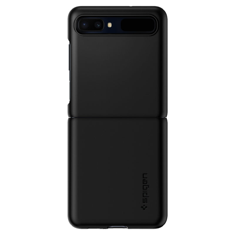 ACS01033 - Galaxy Z Flip Case Thin Fit in black showing the back