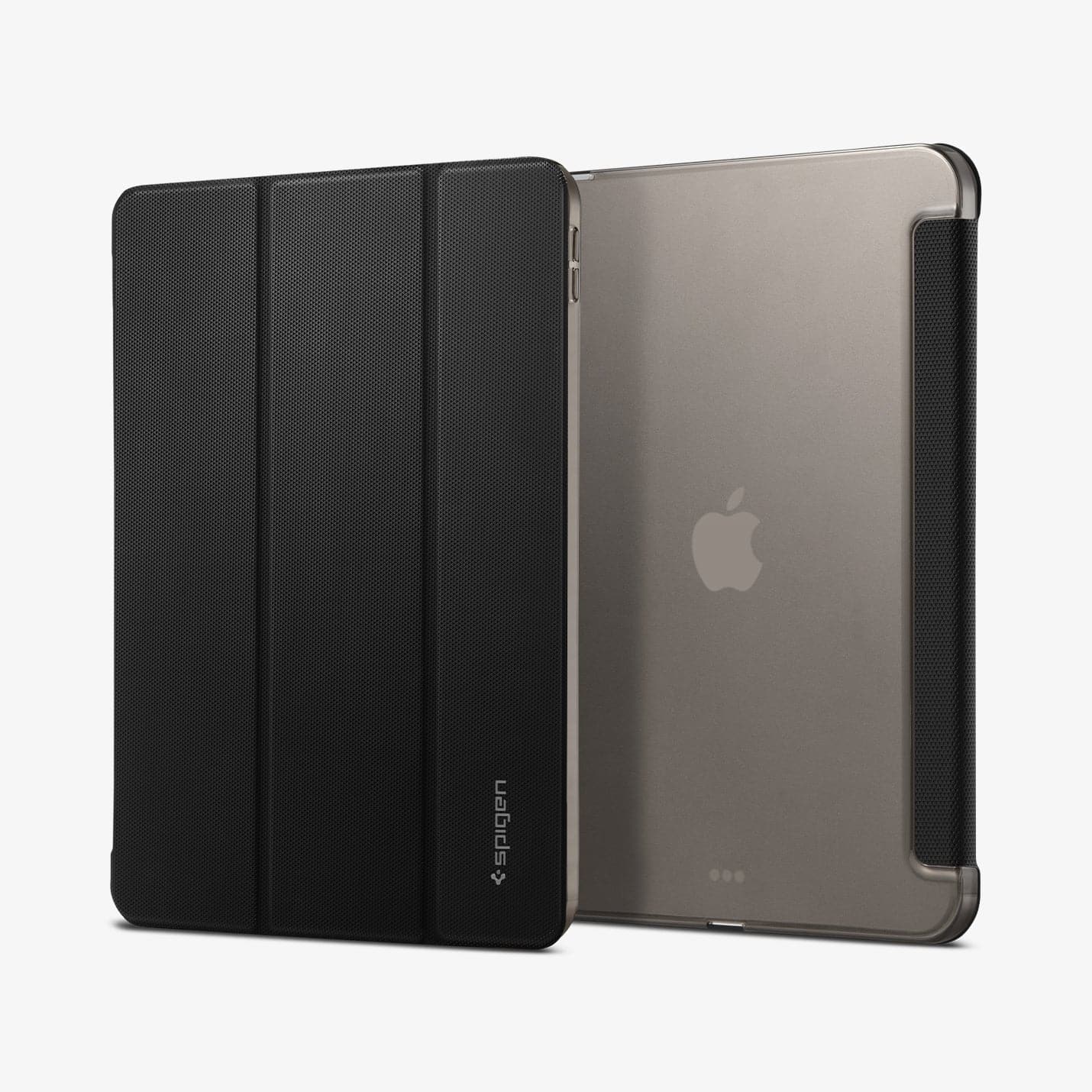 ACS05415 - iPad 10.9" Case Liquid Air Folio in black showing the front and back
