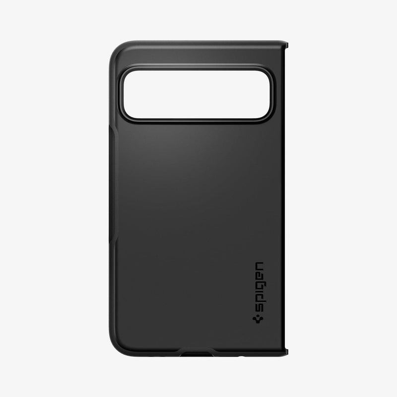 ACS05919 - Pixel Fold Series Case Thin Fit in black showing the back with no device inside