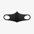 AHP01876 - Air Mask in black showing the front with mask fully flat