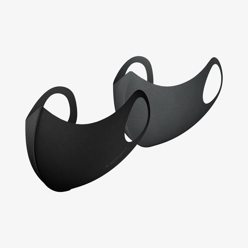 AHP01876 - Air Mask in black showing the multiple layers of mask