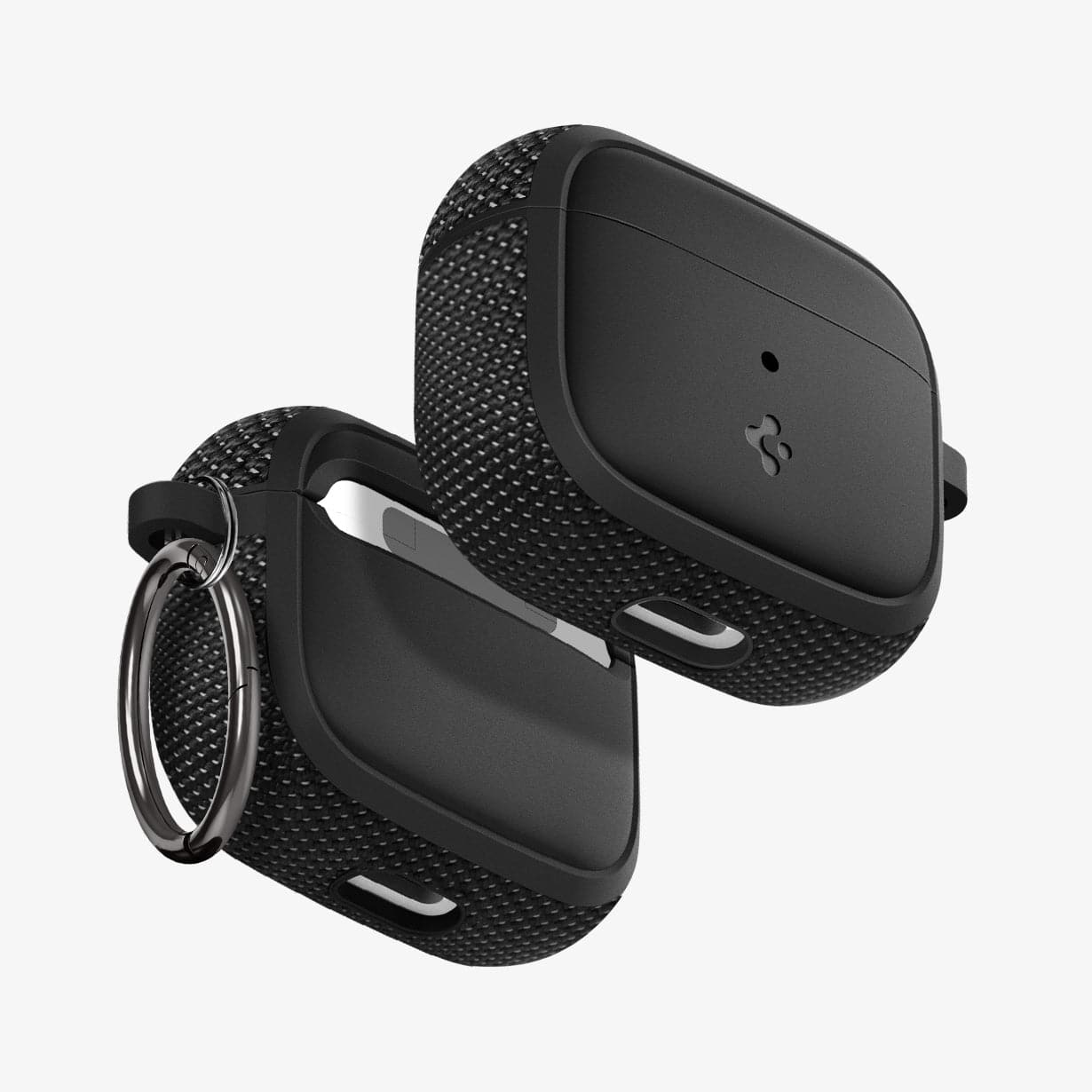 ASD02171 - Apple AirPods 3 Case Classic Fit in black showing the front, back and sides