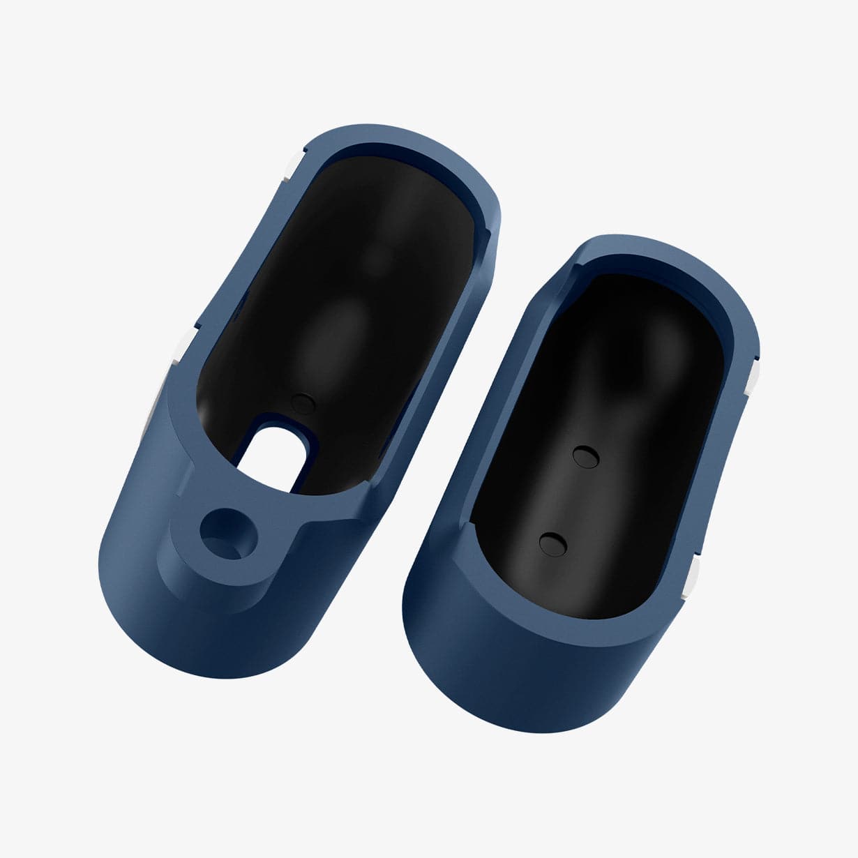 ASD02216 - Apple AirPods 3 Case Classic Shuffle in deep blue showing the inside of case