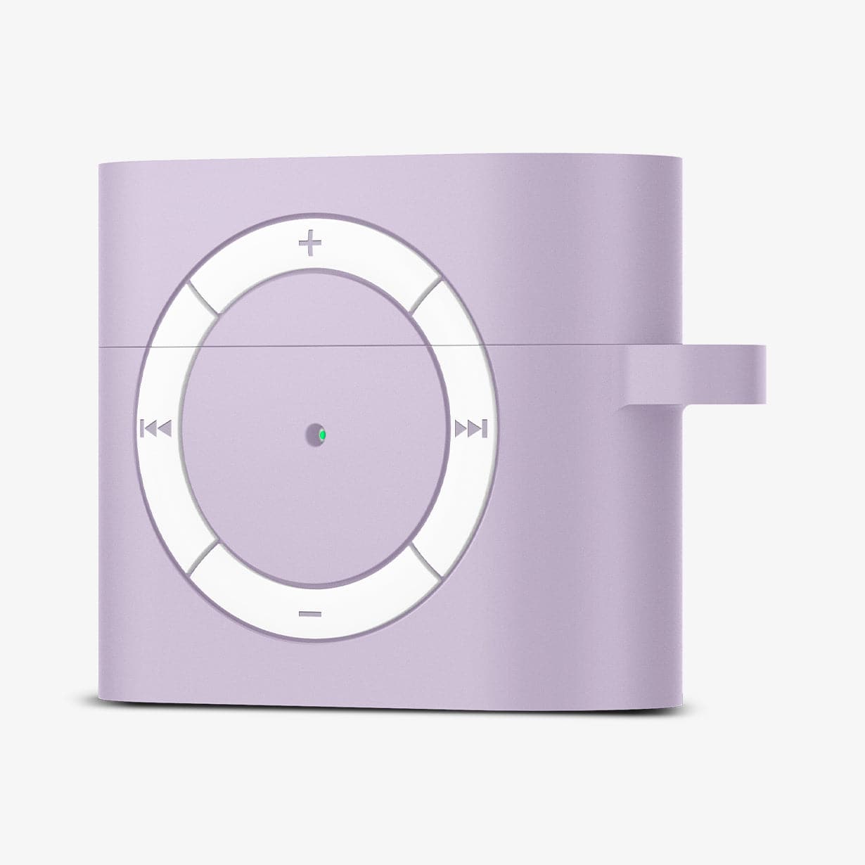 ASD02214 - Apple AirPods 3 Case Classic Shuffle in lavender showing the front and side