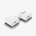 ASD02213 - Apple AirPods 3 Case Classic Shuffle in white showing the front, back and bottom