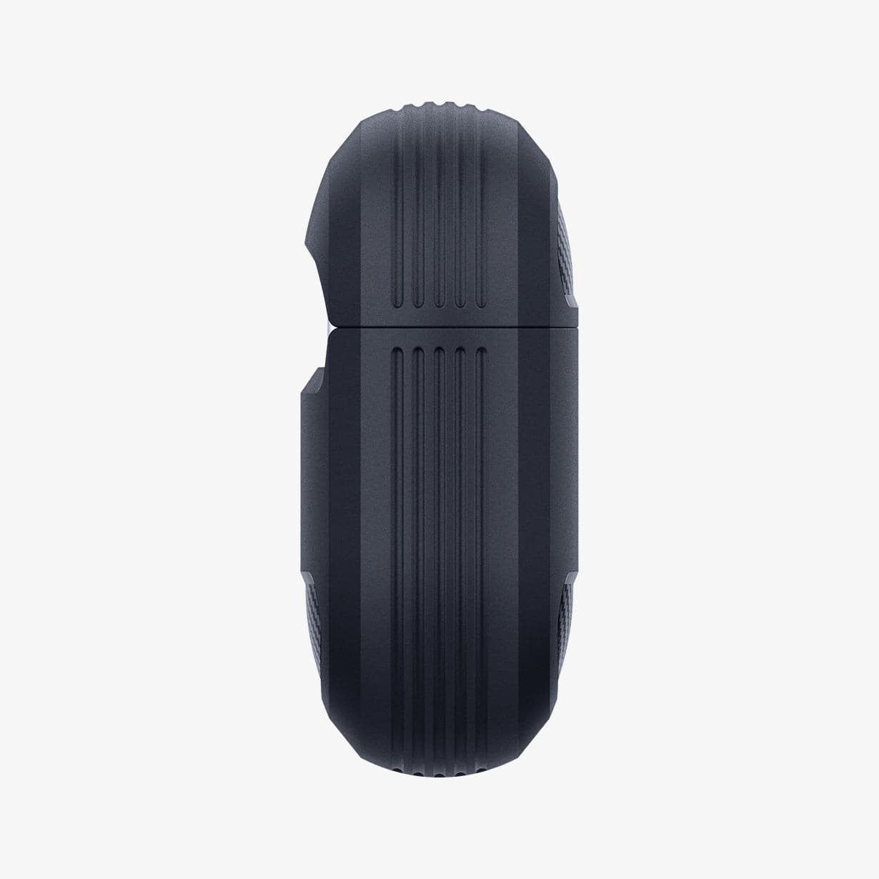 ASD01980 - Apple AirPods 3 Case Rugged Armor in charcoal gray showing the side