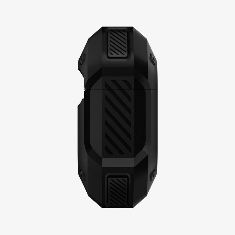 ASD00537 - Apple AirPods Pro Case Tough Armor in black showing the side