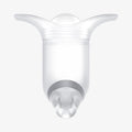 ASD02237 - Apple AirPods 3 Case Slim Armor IP in frost clear showing the side with top flaps pulled apart