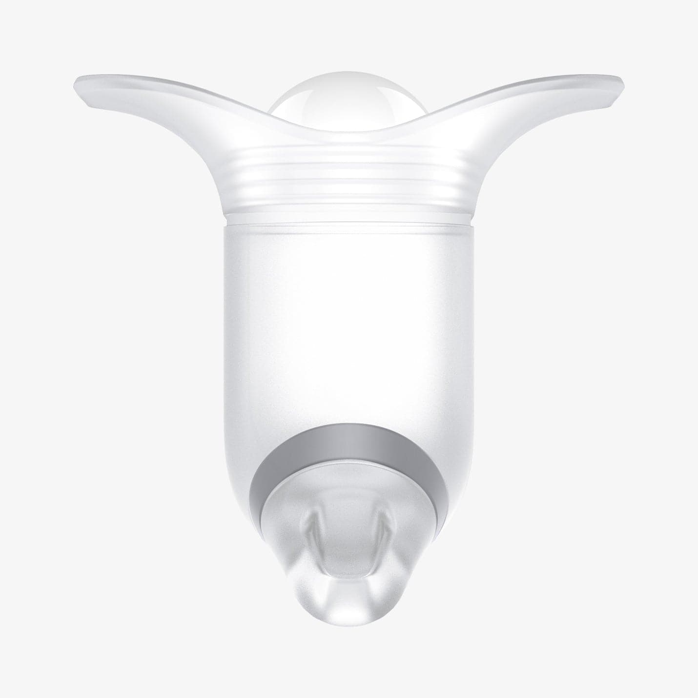ASD02237 - Apple AirPods 3 Case Slim Armor IP in frost clear showing the side with top flaps pulled apart