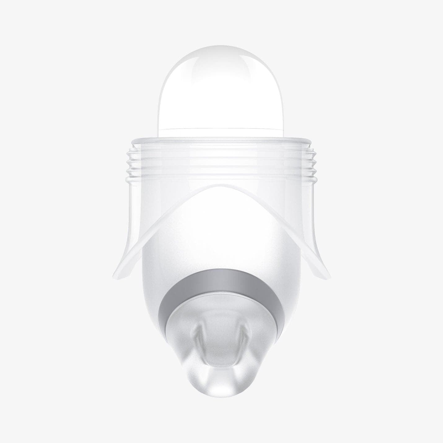 ASD02237 - Apple AirPods 3 Case Slim Armor IP in frost clear showing the side with two flaps pulled down
