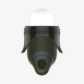ASD01991 - Apple AirPods 3 Case Slim Armor IP in military green showing the side with two flaps pulled down