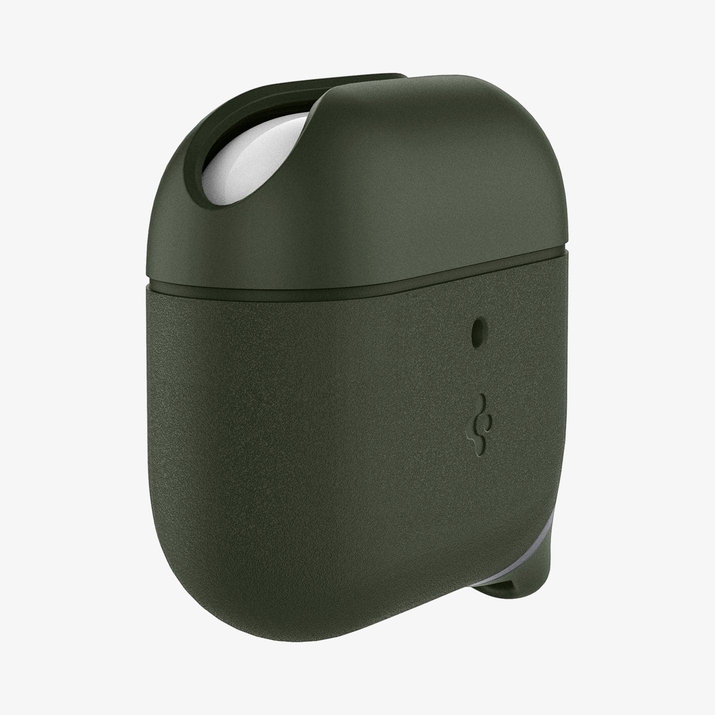 ASD01991 - Apple AirPods 3 Case Slim Armor IP in military green showing the front and side
