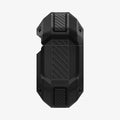 ASD01987 - Apple AirPods 3 Case Tough Armor in black showing the side