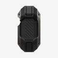 ASD01989 - Apple AirPods 3 Case Tough Armor in gunmetal showing the side