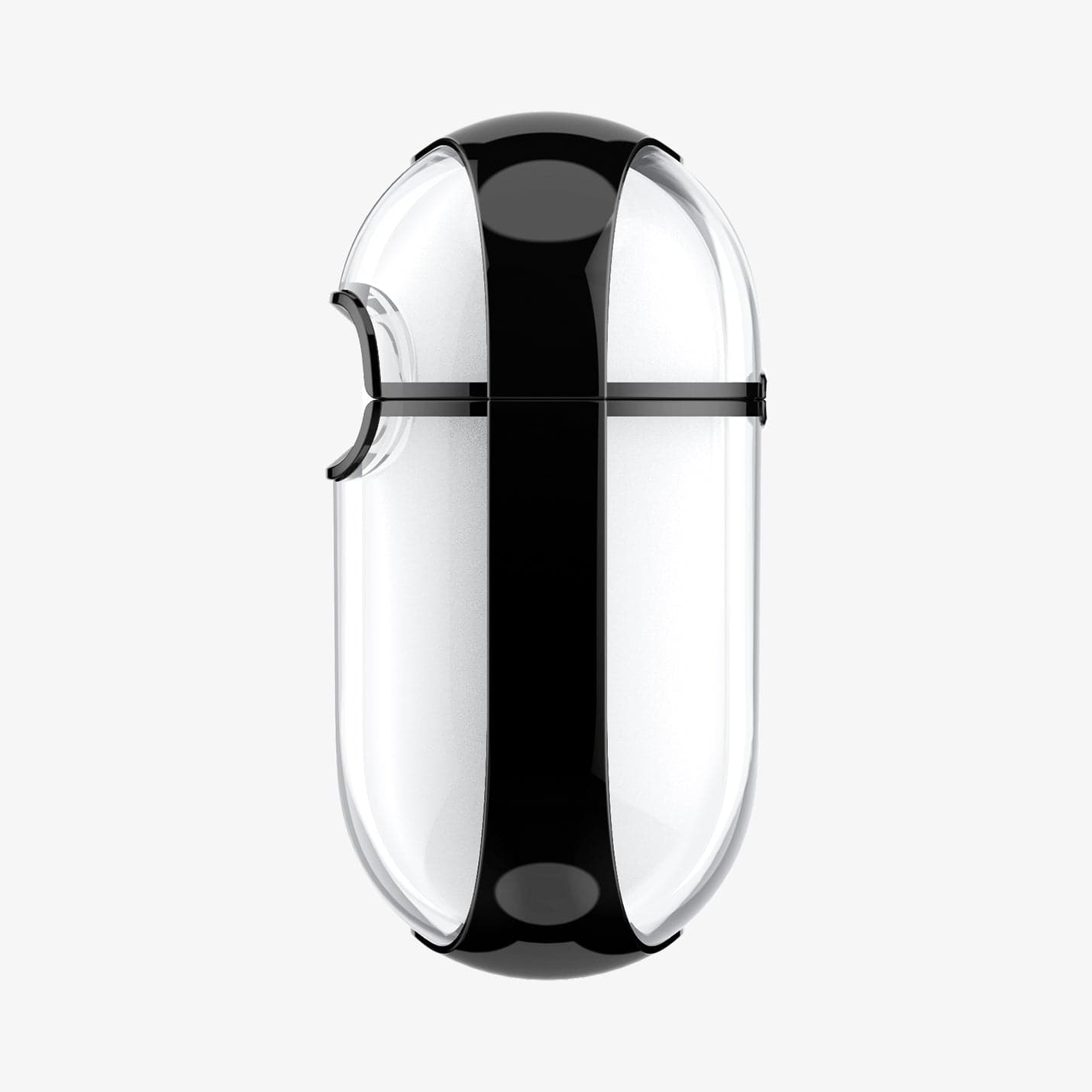 ASD01982 - Apple AirPods 3 Case Ultra Hybrid in jet black showing the side
