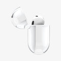 ASD01983 - Apple AirPods 3 Case Ultra Hybrid in jet white showing the side with top open and AirPods inside